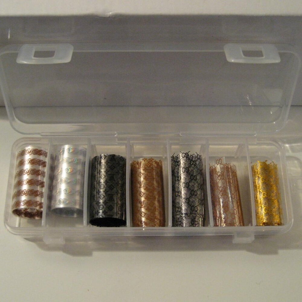 Gold Nail Foils w/Applicator